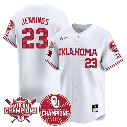 Men's size - Oklahoma Women's Back To National Champions Jersey 406VTTLJS002 - All Stitched