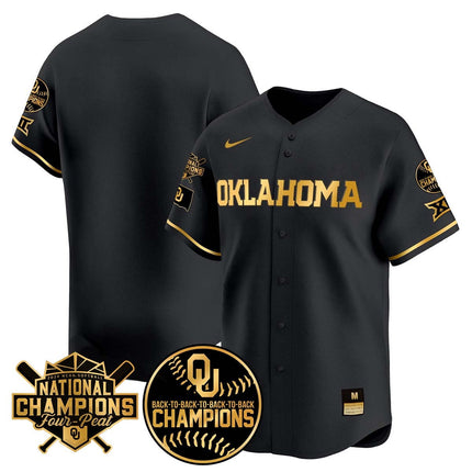 Men's size - Oklahoma Women's Back To National Champions Jersey 406VTTLJS002 - All Stitched