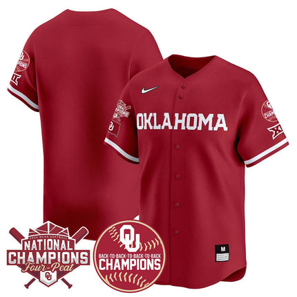 Men's size - Oklahoma Women's Back To National Champions Jersey 406VTTLJS002 - All Stitched