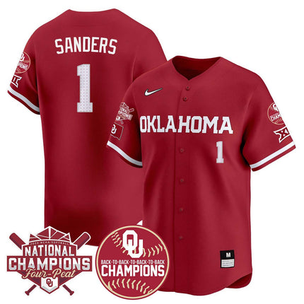 Men's size - Oklahoma Women's Back To National Champions Jersey 406VTTLJS002 - All Stitched