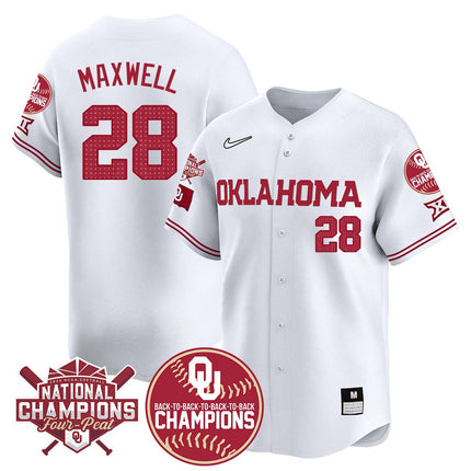 Men's size - Oklahoma Women's Back To National Champions Jersey 406VTTLJS002 - All Stitched