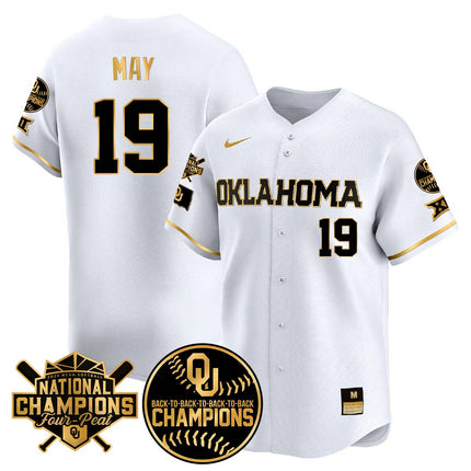 Men's size - Oklahoma Women's Back To National Champions Jersey 406VTTLJS002 - All Stitched