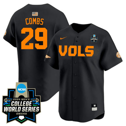 Men's Tennessee Volunteers 23/24 Jersey - 2024 College World Series Patch