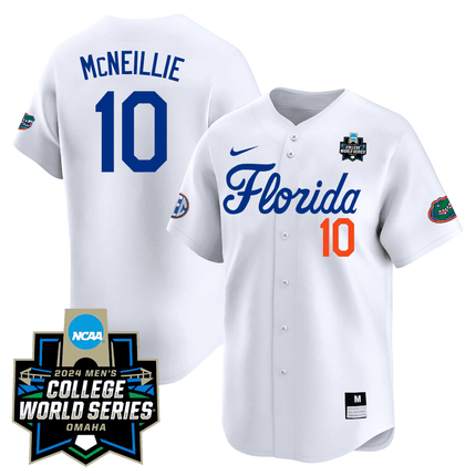 Men's Florida Gators 23/24 Jersey - 2024 College World Series Patch - All Stitched