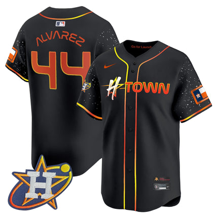 Men's Astros 2024 Space City H-Town Vapor Premier Limited Jersey - All Stitched