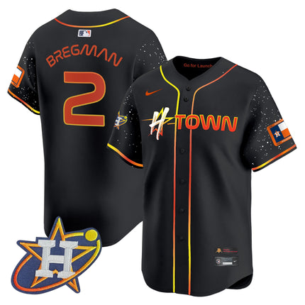 Men's Astros 2024 Space City H-Town Vapor Premier Limited Jersey - All Stitched