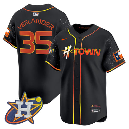 Men's Astros 2024 Space City H-Town Vapor Premier Limited Jersey - All Stitched