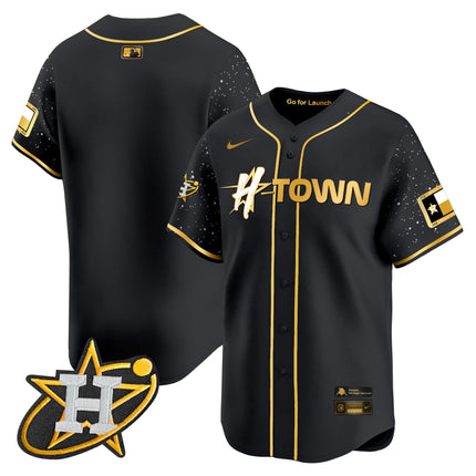 Men's Astros 2024 Space City H-Town Vapor Premier Limited Jersey - All Stitched