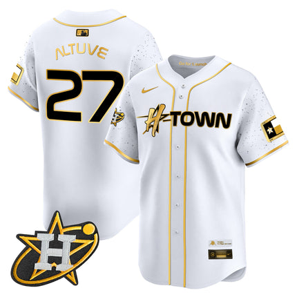 Men's Astros 2024 Space City H-Town Vapor Premier Limited Jersey - All Stitched
