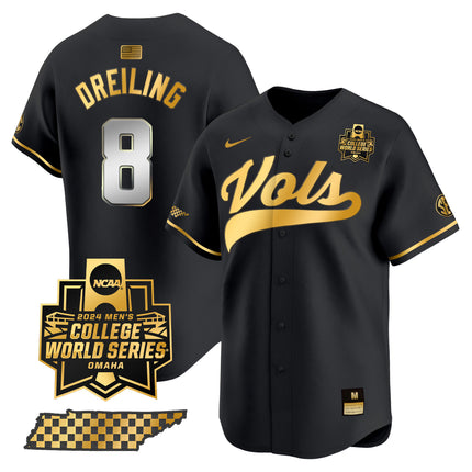 Men's Tennessee Volunteers 2024 College World Series Vapor Premier Limited Jersey V2 - All Stitched