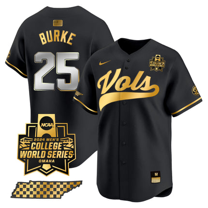 Men's Tennessee Volunteers 2024 College World Series Vapor Premier Limited Jersey V2 - All Stitched