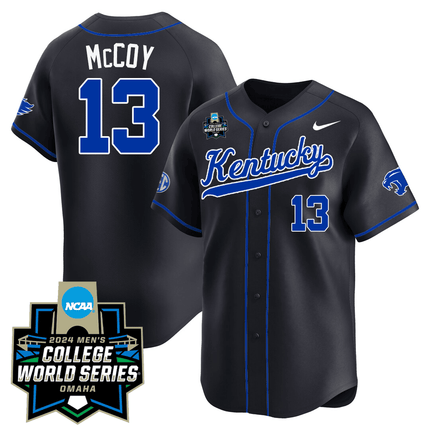 Men's Kentucky Wildcats 23/24 Jersey - 2024 College World Series Patch