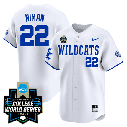 Men's Kentucky Wildcats 23/24 Jersey - 2024 College World Series Patch