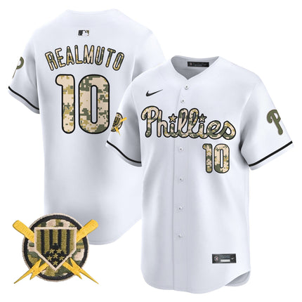 Men's Phillies Armed Forces Day Vapor Premier Limited Jersey - All Stitched
