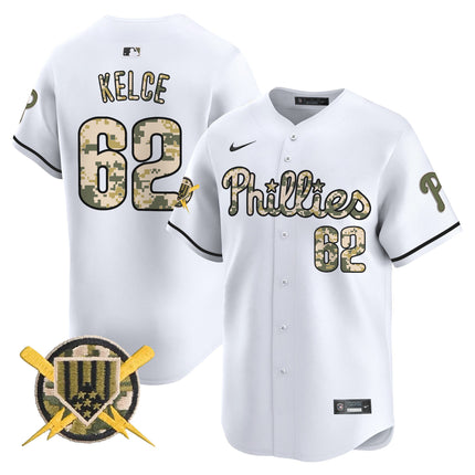 Men's Phillies Armed Forces Day Vapor Premier Limited Jersey - All Stitched