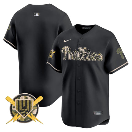 Men's Phillies Armed Forces Day Vapor Premier Limited Jersey - All Stitched