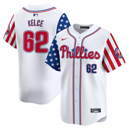 Philadelphia Phillies 2024 Independence Day Vapor Premier Limited Jersey - All Stitched