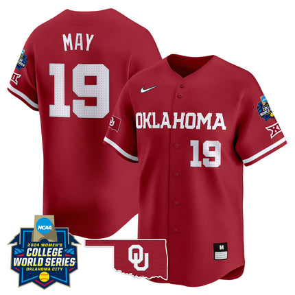 Men's size - Oklahoma Women's College World Series Champions Vapor Premier Limited Jersey - All Stitched