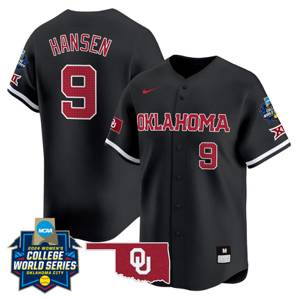 Men's size - Oklahoma Women's College World Series Champions Vapor Premier Limited Jersey - All Stitched