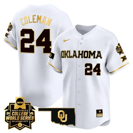 Men's size - Oklahoma Women's College World Series Champions Vapor Premier Limited Jersey - All Stitched
