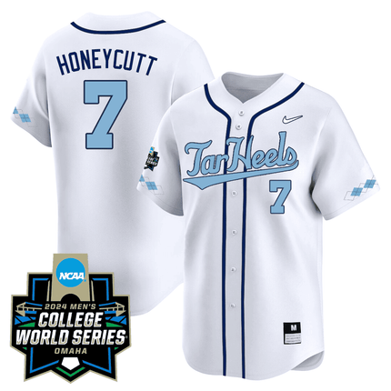 Men's North Carolina Tar Heels 2024 College World Series Patch Vapor Premier Limited Jersey - All Stitched