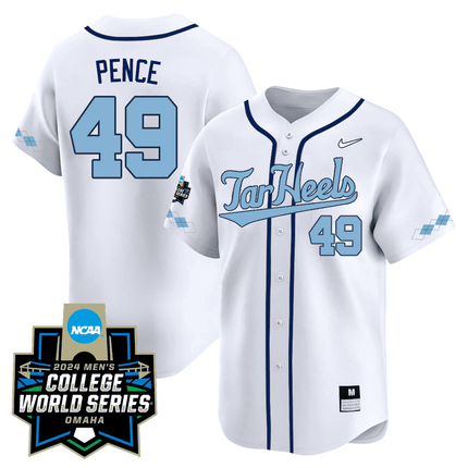 Men's North Carolina Tar Heels 2024 College World Series Patch Vapor Premier Limited Jersey - All Stitched