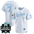 Tar Heels White Pinstripe / Vance Honeycutt / S