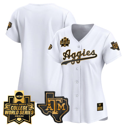 Women's Texas A&M Aggies 2024 College World Series Vapor Premier Limited Jersey - All Stitched