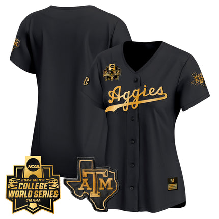 Women's Texas A&M Aggies 2024 College World Series Vapor Premier Limited Jersey - All Stitched