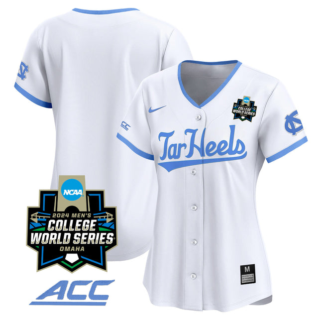 Women's North Carolina Tar Heels 2024 College World Series Vapor Premier Limited Jersey - All Stitched