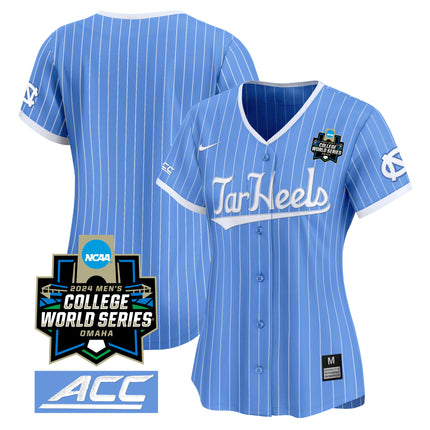 Women's North Carolina Tar Heels 2024 College World Series Vapor Premier Limited Jersey - All Stitched