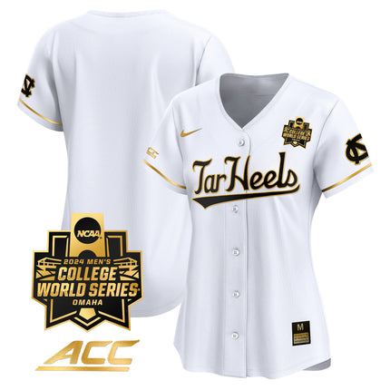 Women's North Carolina Tar Heels 2024 College World Series Vapor Premier Limited Jersey - All Stitched