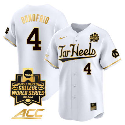 Men's North Carolina Tar Heels 2024 College World Series Vapor Premier Limited Jersey - All Stitched