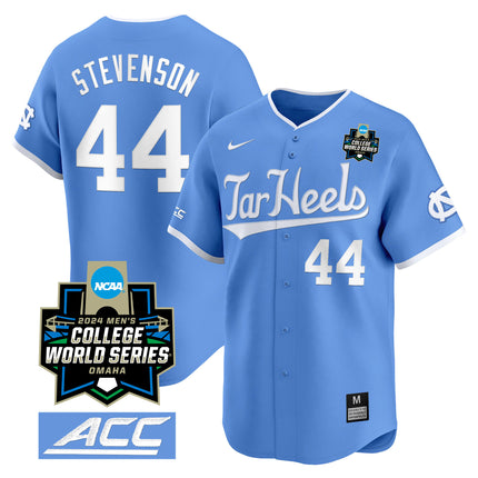 Men's North Carolina Tar Heels 2024 College World Series Vapor Premier Limited Jersey - All Stitched