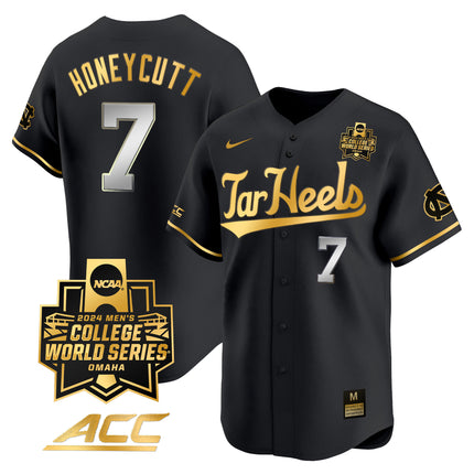 Men's North Carolina Tar Heels 2024 College World Series Vapor Premier Limited Jersey - All Stitched