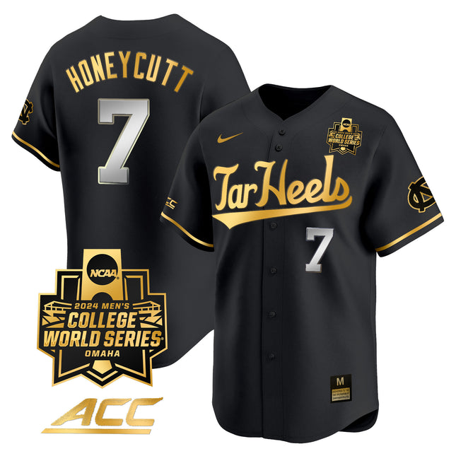 Men's North Carolina Tar Heels 2024 College World Series Vapor Premier Limited Jersey - All Stitched