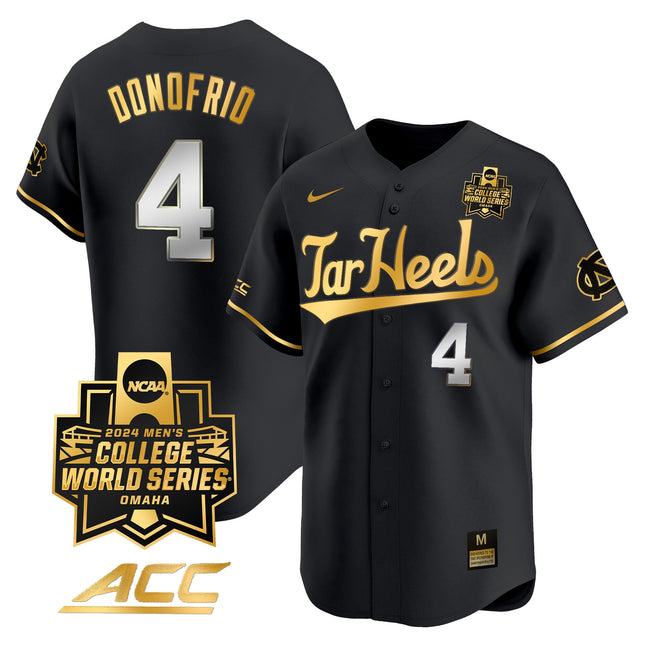 Men's North Carolina Tar Heels 2024 College World Series Vapor Premier Limited Jersey - All Stitched
