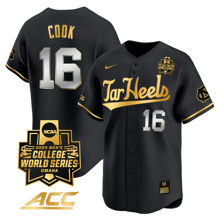 Men's North Carolina Tar Heels 2024 College World Series Vapor Premier Limited Jersey - All Stitched