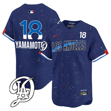 Men's Los Angeles Dodgers 2024 City Connect Limited Jersey - All Stitched