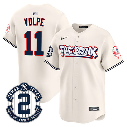 Men's New York Yankees The Bronx Graffiti Vapor Premier Limited Jersey V2 - All Stitched