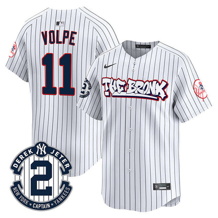 Men's New York Yankees The Bronx Graffiti Vapor Premier Limited Jersey V2 - All Stitched