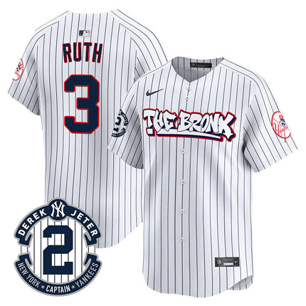 Men's New York Yankees The Bronx Graffiti Vapor Premier Limited Jersey V2 - All Stitched