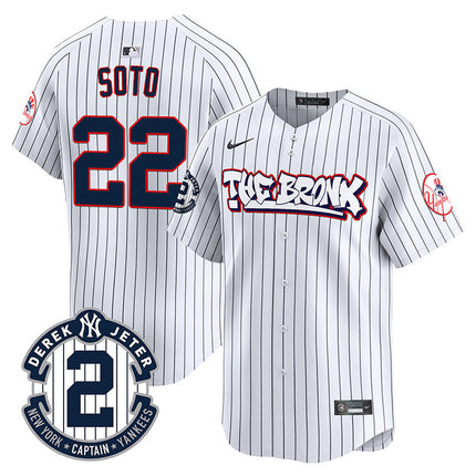 Men's New York Yankees The Bronx Graffiti Vapor Premier Limited Jersey V2 - All Stitched