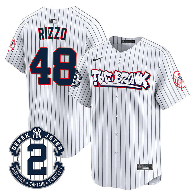 Men's New York Yankees The Bronx Graffiti Vapor Premier Limited Jersey V2 - All Stitched