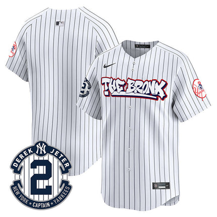 Men's New York Yankees The Bronx Graffiti Vapor Premier Limited Jersey V2 - All Stitched