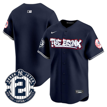 Men's New York Yankees The Bronx Graffiti Vapor Premier Limited Jersey V2 - All Stitched
