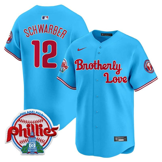 Men's Phillies Brotherly Love Vapor Premier Limited Jersey - All Stitched