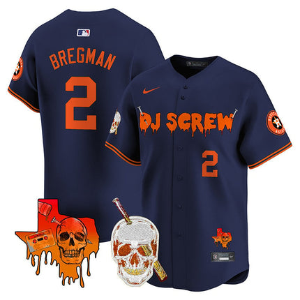 Men's Astros DJ Screw Vapor Premier Limited Jersey V2 - All Stitched