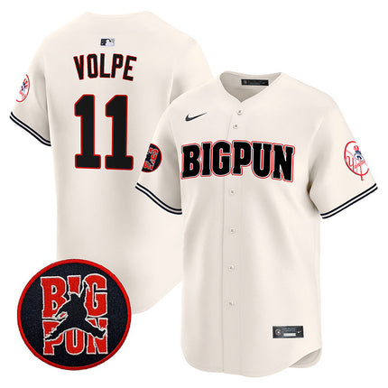 Men's New York Yankees Big Pun Vapor Premier Limited Jersey V2 - All Stitched