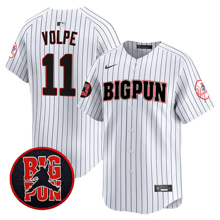 Men's New York Yankees Big Pun Vapor Premier Limited Jersey V2 - All Stitched